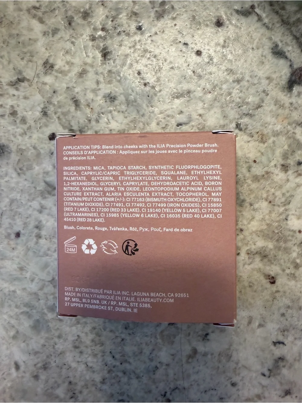ILIA Soft Focus Blurring Blush - Berry Rose Pink